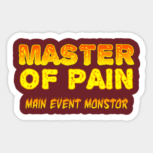 Master Of Pain Sticker